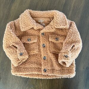 Cat & Jack Tan Sherpa Jacket